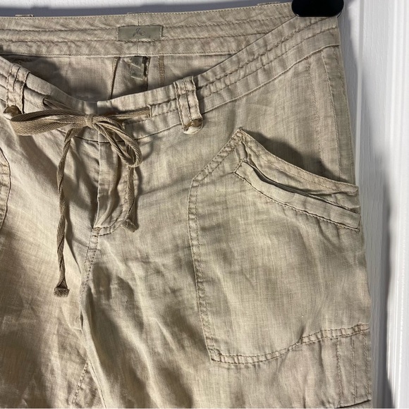 Joie Linen Cargo Crop Pants - Picture 9 of 13